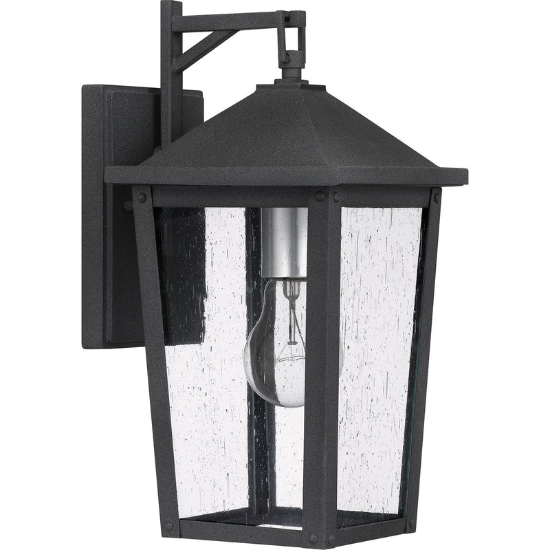 Quoizel STNL8407MB Stoneleigh One Light Outdoor Wall Mount, Mottled Black Alternate Image.jpg