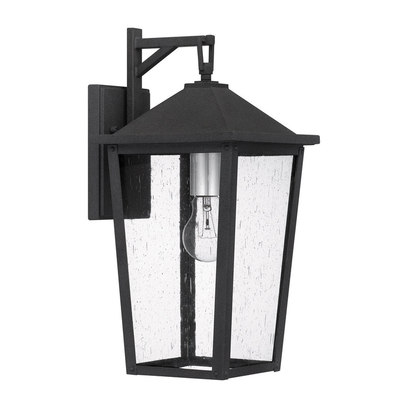 Quoizel STNL8408MB Stoneleigh One Light Outdoor Wall Mount, Mottled Black Alternate Image.jpg
