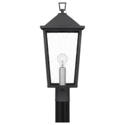 Quoizel STNL9009MB Stoneleigh One Light Outdoor Post Mount, Mottled Black Alternate Image 2.jpg