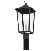 Quoizel STNL9009MB Stoneleigh One Light Outdoor Post Mount, Mottled Black Alternate Image 3.jpg