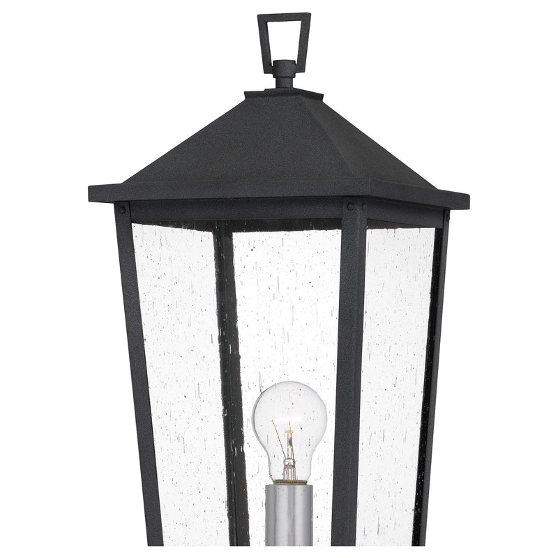 Quoizel STNL9009MB Stoneleigh One Light Outdoor Post Mount, Mottled Black Alternate Image 4.jpg