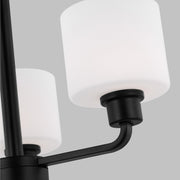 Generation Lighting 3128803EN3-112 Canfield Three Light Chandelier, Midnight Black Alternate Image.jpg