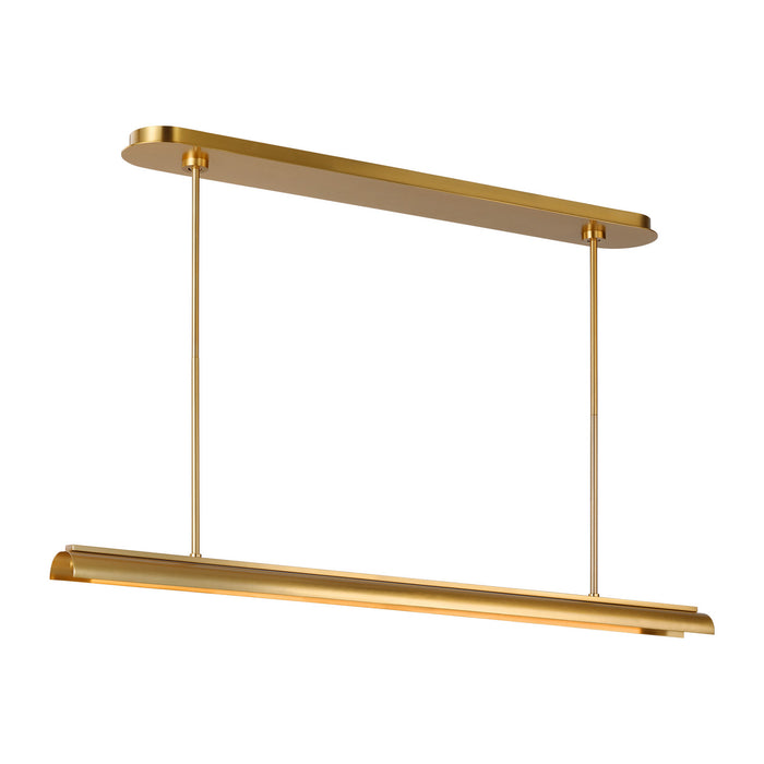 Visual Comfort Studio KC1091BBS Carson LED Linear Chandelier, Burnished Brass Alternate Image.jpg