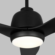 Visual Comfort Fan 3AVLCR54MBKD Avila Coastal 54 LED Ceiling Fan, Midnight Black Alternate Image.jpg