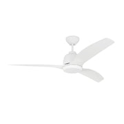 Visual Comfort Fan 3AVLCR54RZWD Avila Coastal 54 LED Ceiling Fan, Matte White Alternate Image 2.jpg