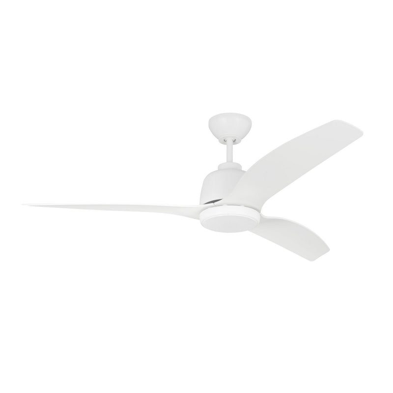 Visual Comfort Fan 3AVLCR54RZWD Avila Coastal 54 LED Ceiling Fan, Matte White Alternate Image 2.jpg