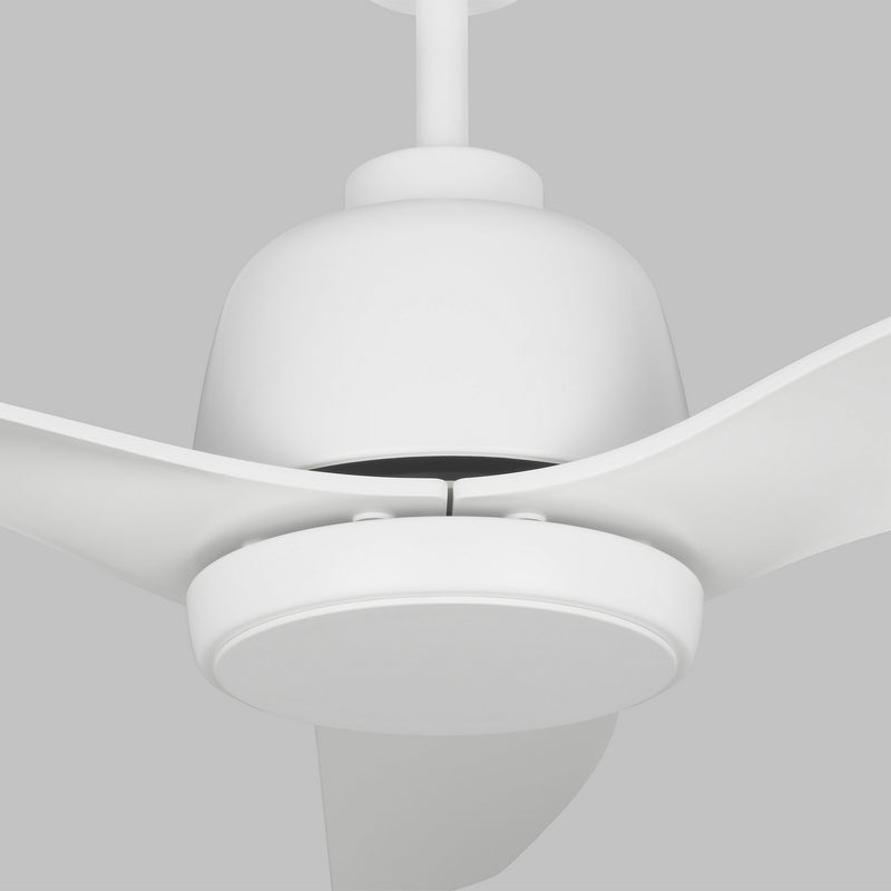 Visual Comfort Fan 3AVLCR54RZWD Avila Coastal 54 LED Ceiling Fan, Matte White Alternate Image 6.jpg