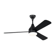 Visual Comfort Fan 3STMSM52MBKD Streaming 52 Smart LED Ceiling Fan, Midnight Black Alternate Image 3.jpg