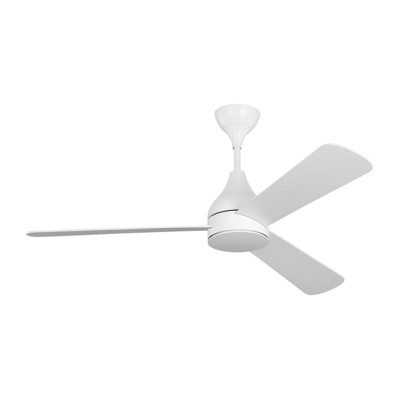 Visual Comfort Fan 3STMSM52RZWD Streaming 52 Smart LED Ceiling Fan, Matte White Alternate Image.jpg
