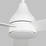 Visual Comfort Fan 3STMSM52RZWD Streaming 52 Smart LED Ceiling Fan, Matte White Alternate Image.jpg
