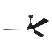 Visual Comfort Fan 3STMSM60MBKD Streaming 60 Smart LED Ceiling Fan, Midnight Black Alternate Image.jpg