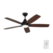 Generation Lighting 5LWDR52MBKD Lowden 52"Ceiling Fan, Midnight Black Alternate Image.jpg