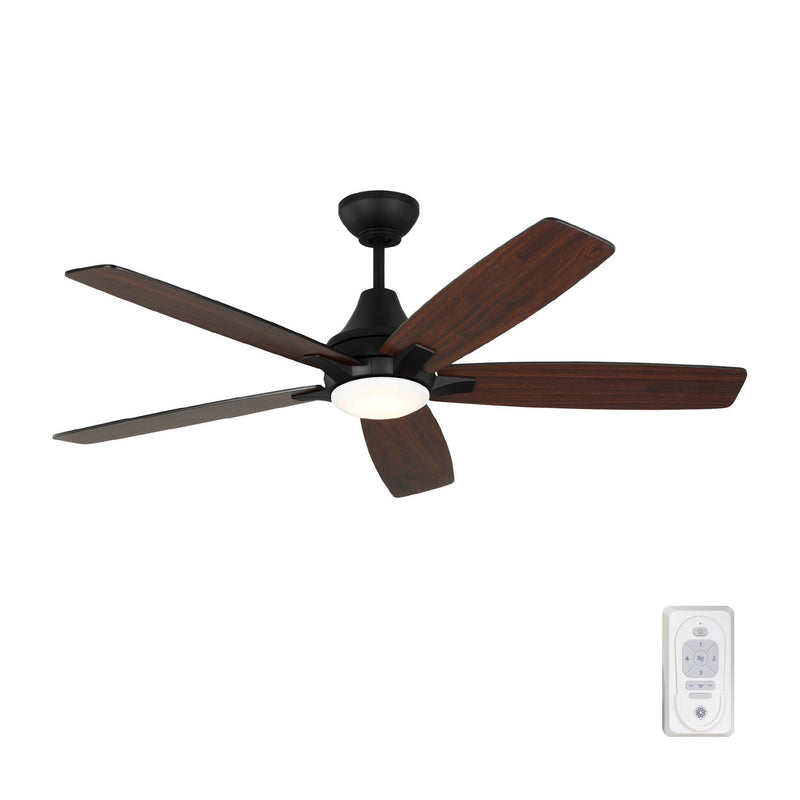 Generation Lighting 5LWDR52MBKD Lowden 52"Ceiling Fan, Midnight Black Alternate Image.jpg
