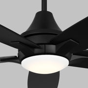 Generation Lighting 5LWDR52MBKD Lowden 52"Ceiling Fan, Midnight Black Alternate Image 6.jpg