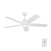 Generation Lighting 5LWDR52RZWD Lowden 52"Ceiling Fan, Matte White Alternate Image.jpg