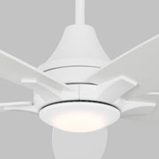 Generation Lighting 5LWDR52RZWD Lowden 52"Ceiling Fan, Matte White Alternate Image 3.jpg