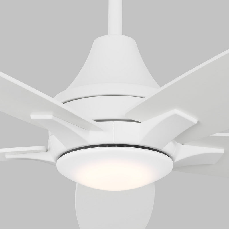 Generation Lighting 5LWDR52RZWD Lowden 52"Ceiling Fan, Matte White Alternate Image 3.jpg