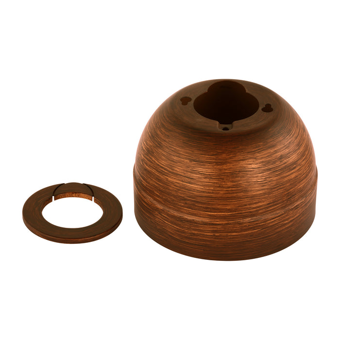 Visual Comfort Fan MC93KOA Universal Slope Ceiling Canopy Kit, Koa Alternate Image.jpg