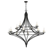 Savoy House 1-1672-12-89 12 Light Chandelier, Matte Black (5)