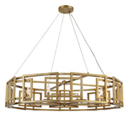 Savoy House 1-1675-8-171 Eight Light Chandelier, Burnished Brass (3)