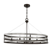 Savoy House 1-1709-8-13 Eight Light Linear Chandelier, English Bronze (2)