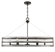 Savoy House 1-1709-8-13 Eight Light Linear Chandelier, English Bronze (3)