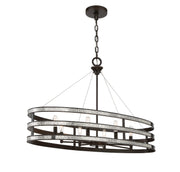 Savoy House 1-1709-8-13 Eight Light Linear Chandelier, English Bronze (4)