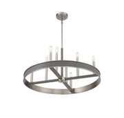 Savoy House 1-1715-8-154 Eight Light Chandelier, Antique Nickel (4)