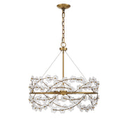 Savoy House 1-1727-5-322 Five Light Chandelier, Warm Brass (2)