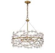 Savoy House 1-1727-5-322 Five Light Chandelier, Warm Brass (3)