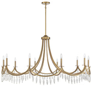 Savoy House 1-1805-10-322 Ten Light Chandelier, Warm Brass (2)