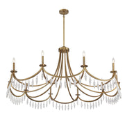 Savoy House 1-1805-10-322 Ten Light Chandelier, Warm Brass (4)