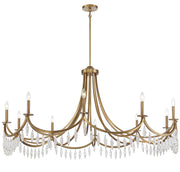 Savoy House 1-1805-10-322 Ten Light Chandelier, Warm Brass (5)