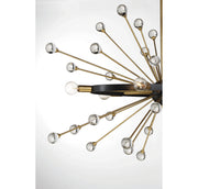 Savoy House 1-1858-6-62 Six Light Chandelier, Como Black w/Gold (6)