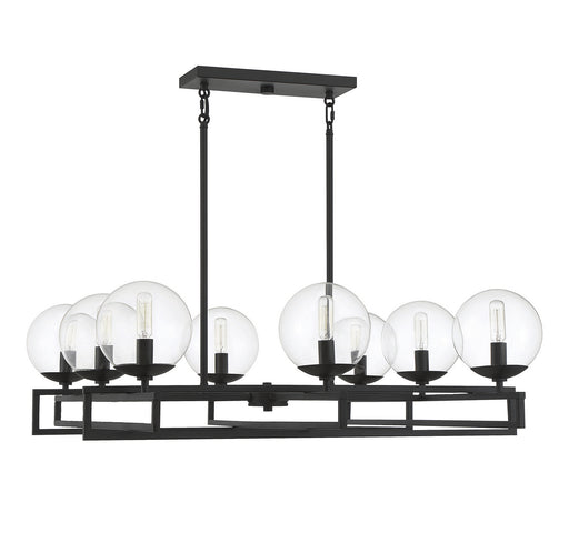 Savoy House 1-1861-8-89 Eight Light Chandelier, Matte Black (2)