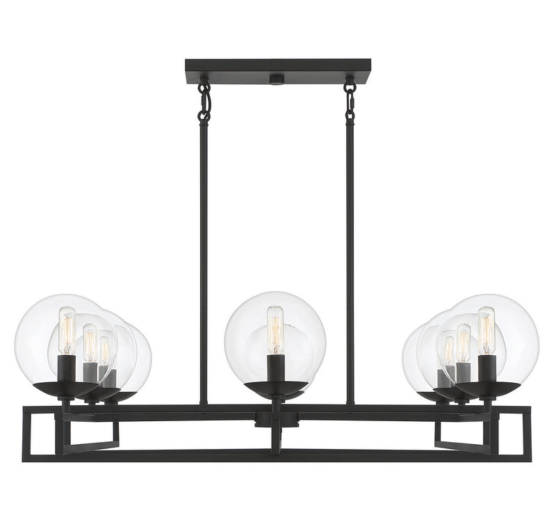 Savoy House 1-1861-8-89 Eight Light Chandelier, Matte Black (3)