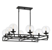 Savoy House 1-1861-8-89 Eight Light Chandelier, Matte Black (4)
