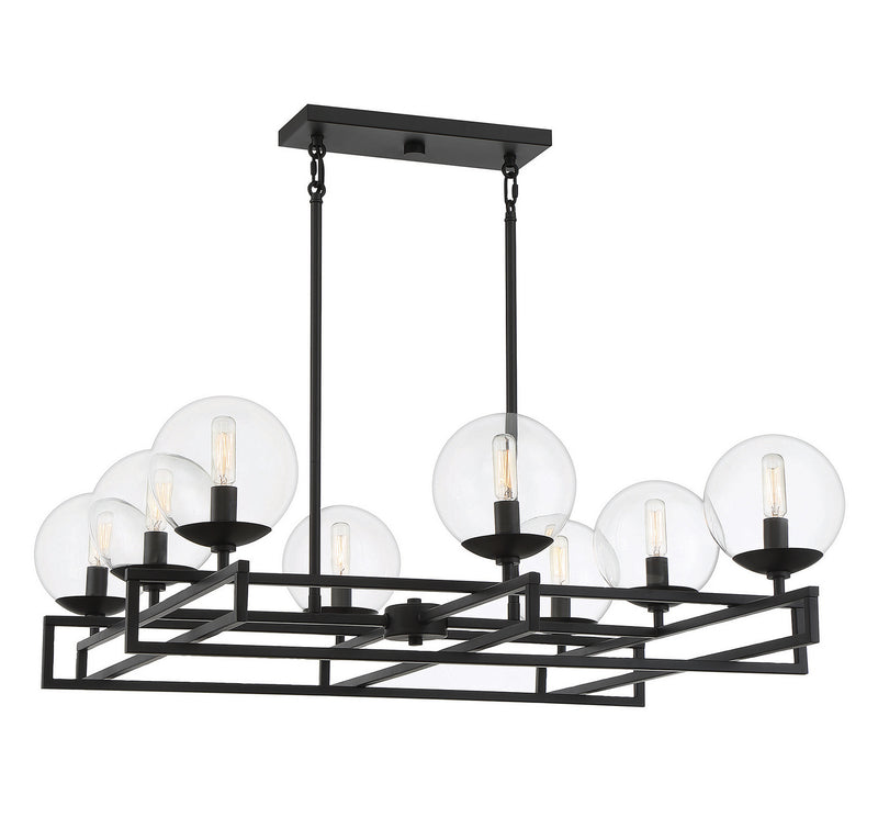 Savoy House 1-1861-8-89 Eight Light Chandelier, Matte Black (4)