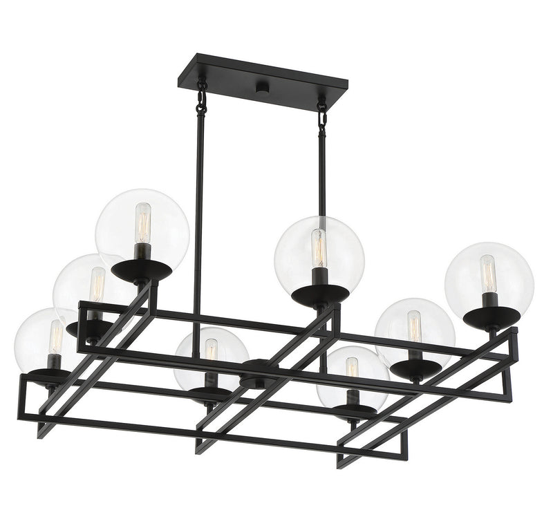 Savoy House 1-1861-8-89 Eight Light Chandelier, Matte Black (5)