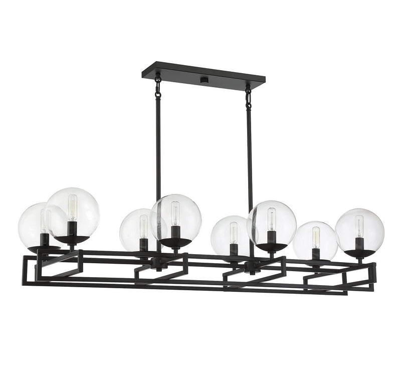 Savoy House 1-1862-8-89 Eight Light Chandelier, Matte Black (2)