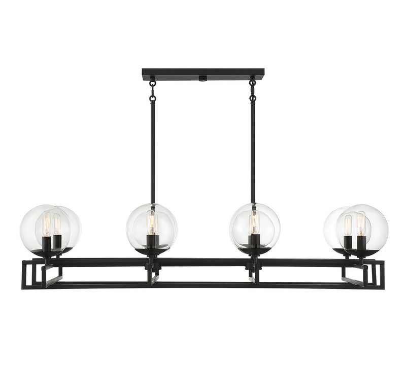 Savoy House 1-1862-8-89 Eight Light Chandelier, Matte Black (3)