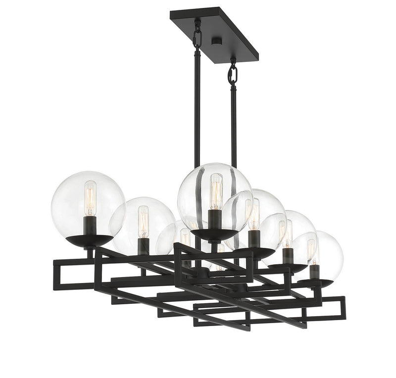 Savoy House 1-1862-8-89 Eight Light Chandelier, Matte Black (5)