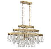 Savoy House 1-1867-10-322 Ten Light Chandelier, Warm Brass (2)