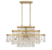 Savoy House 1-1867-10-322 Ten Light Chandelier, Warm Brass (3)