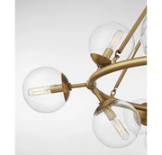 Savoy House 1-1932-15-322 15 Light Chandelier, Warm Brass (6)