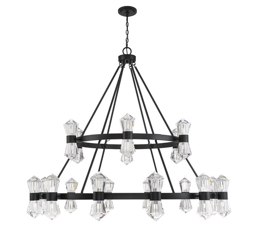 Savoy House 1-1938-36-89 LED Chandelier, Matte Black (2)