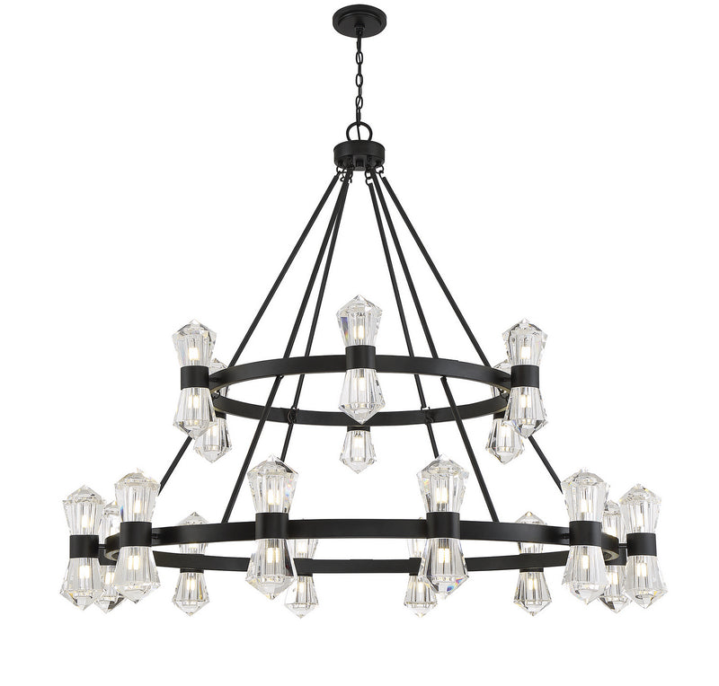 Savoy House 1-1938-36-89 LED Chandelier, Matte Black (3)