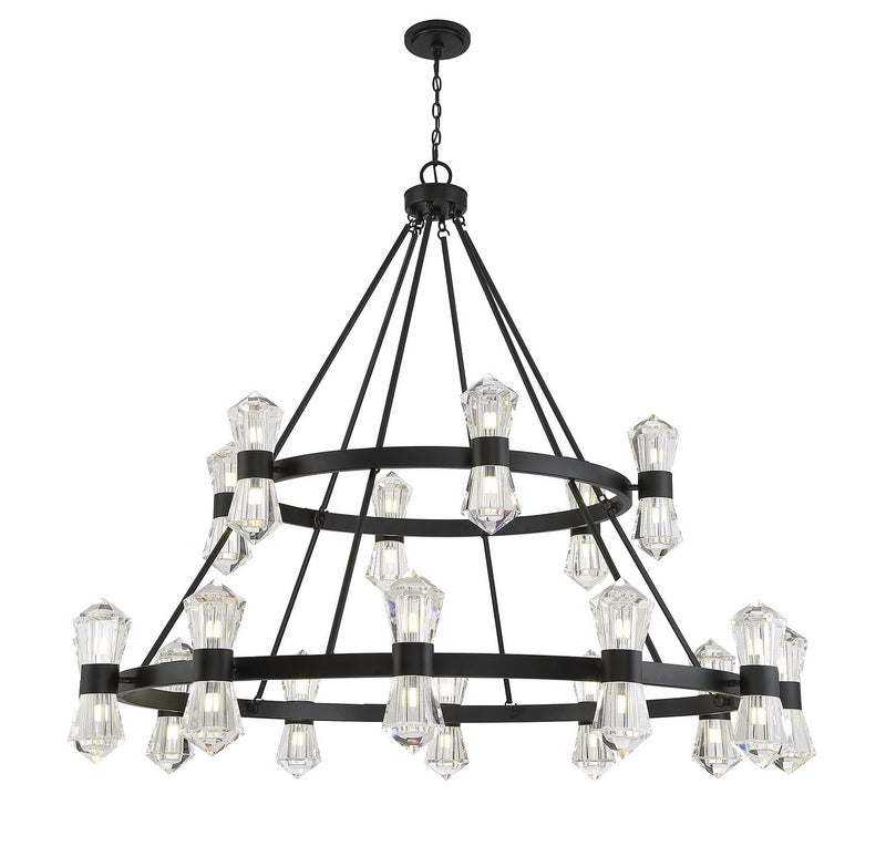 Savoy House 1-1938-36-89 LED Chandelier, Matte Black (5)