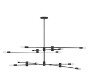 Savoy House 1-7001-12-89 12 Light Chandelier, Matte Black (2)