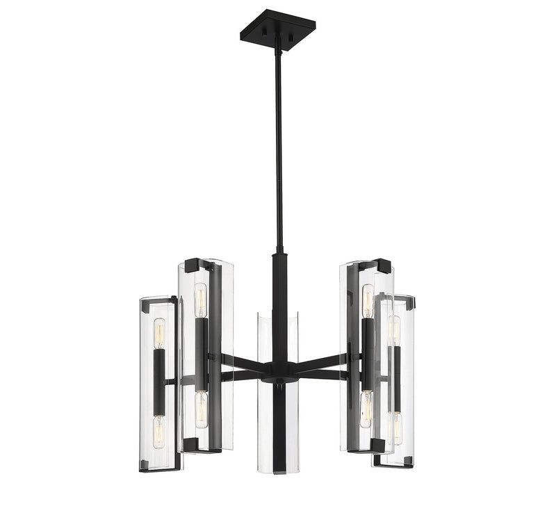 Savoy House 1-9772-10-89 Ten Light Chandelier, Matte Black (3)